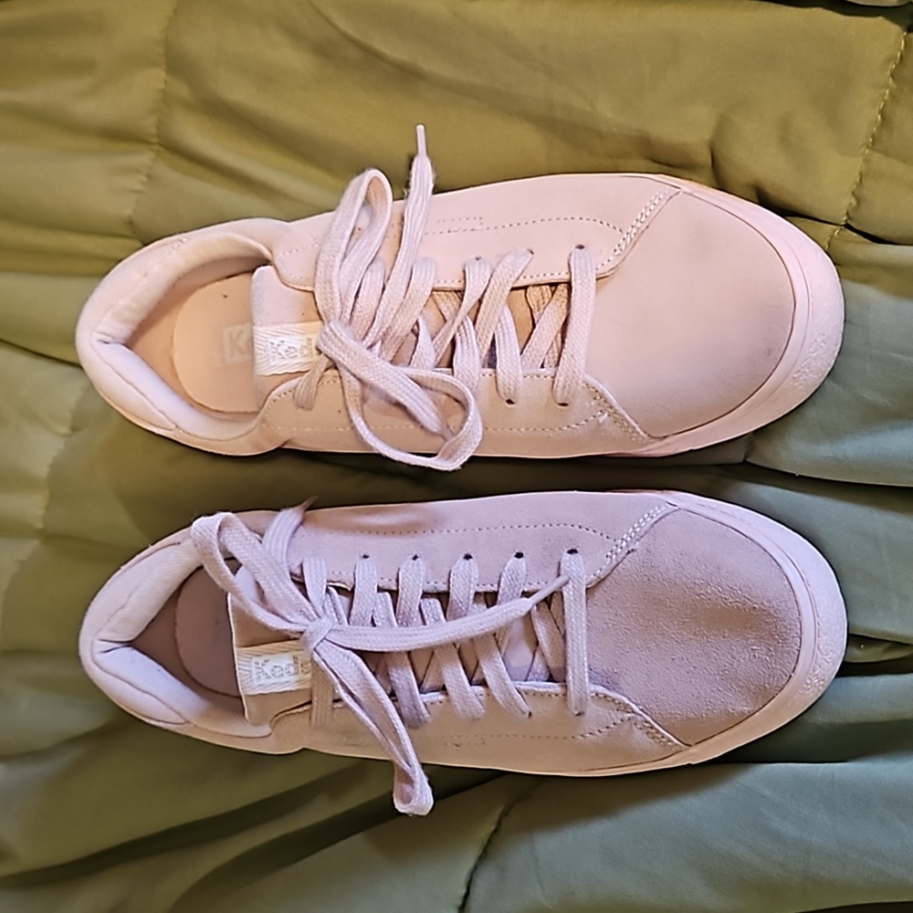 KEDS Pink Suede Laceup Size 9.5M